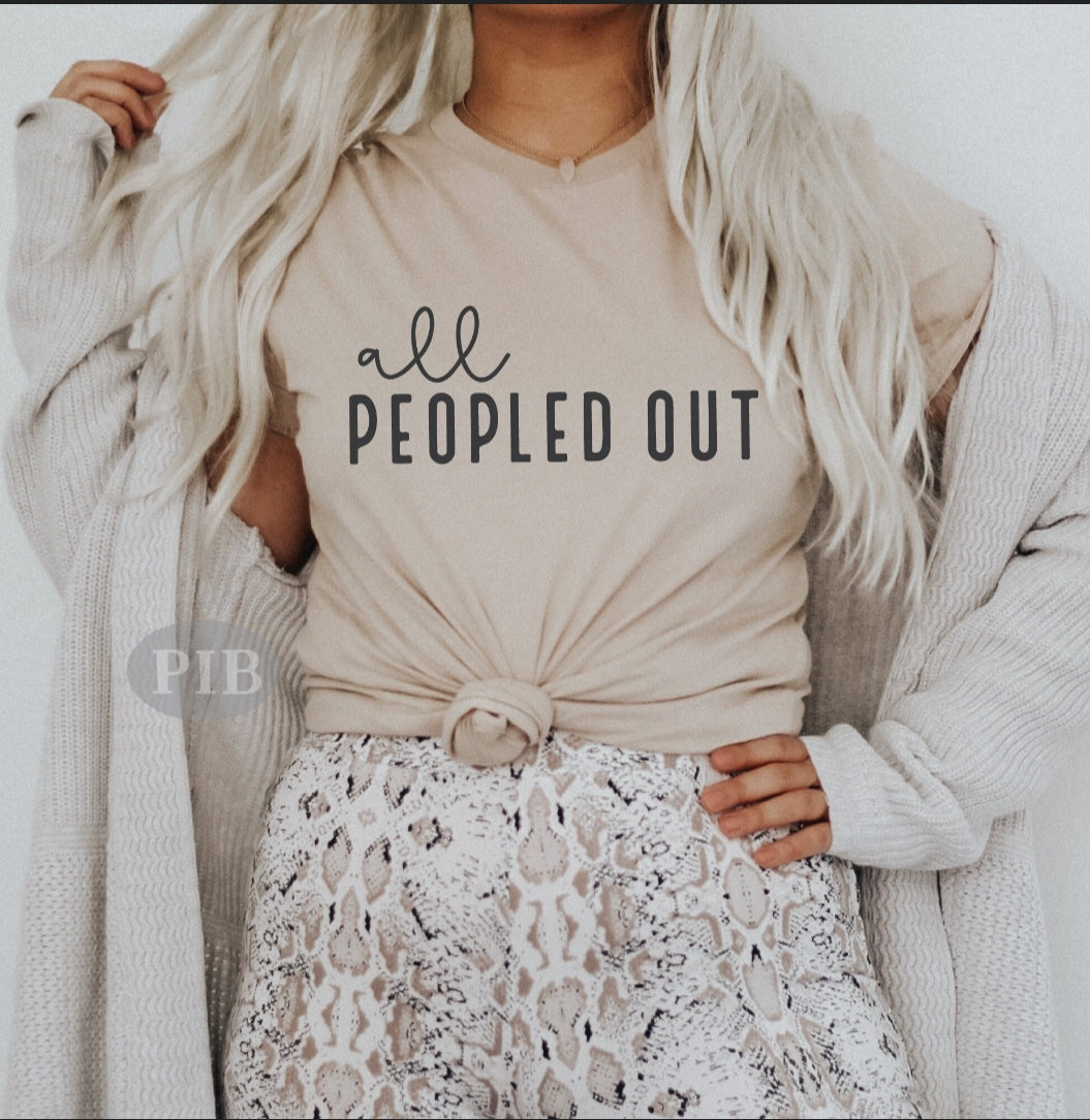 Peopled Out Tshirt