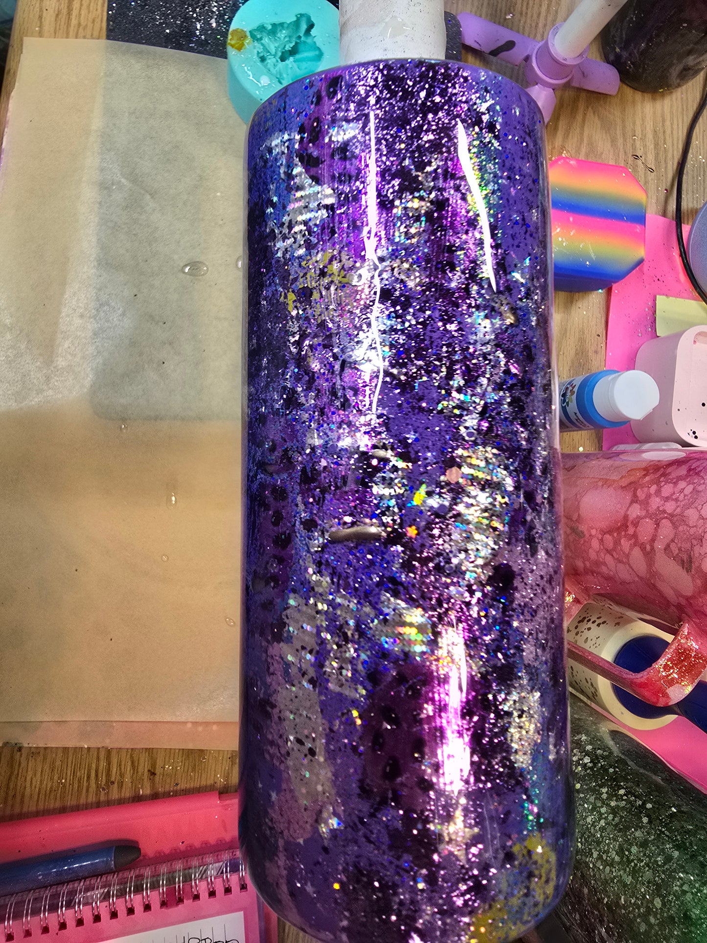 Purple Night Sky Grunge 18oz Duo