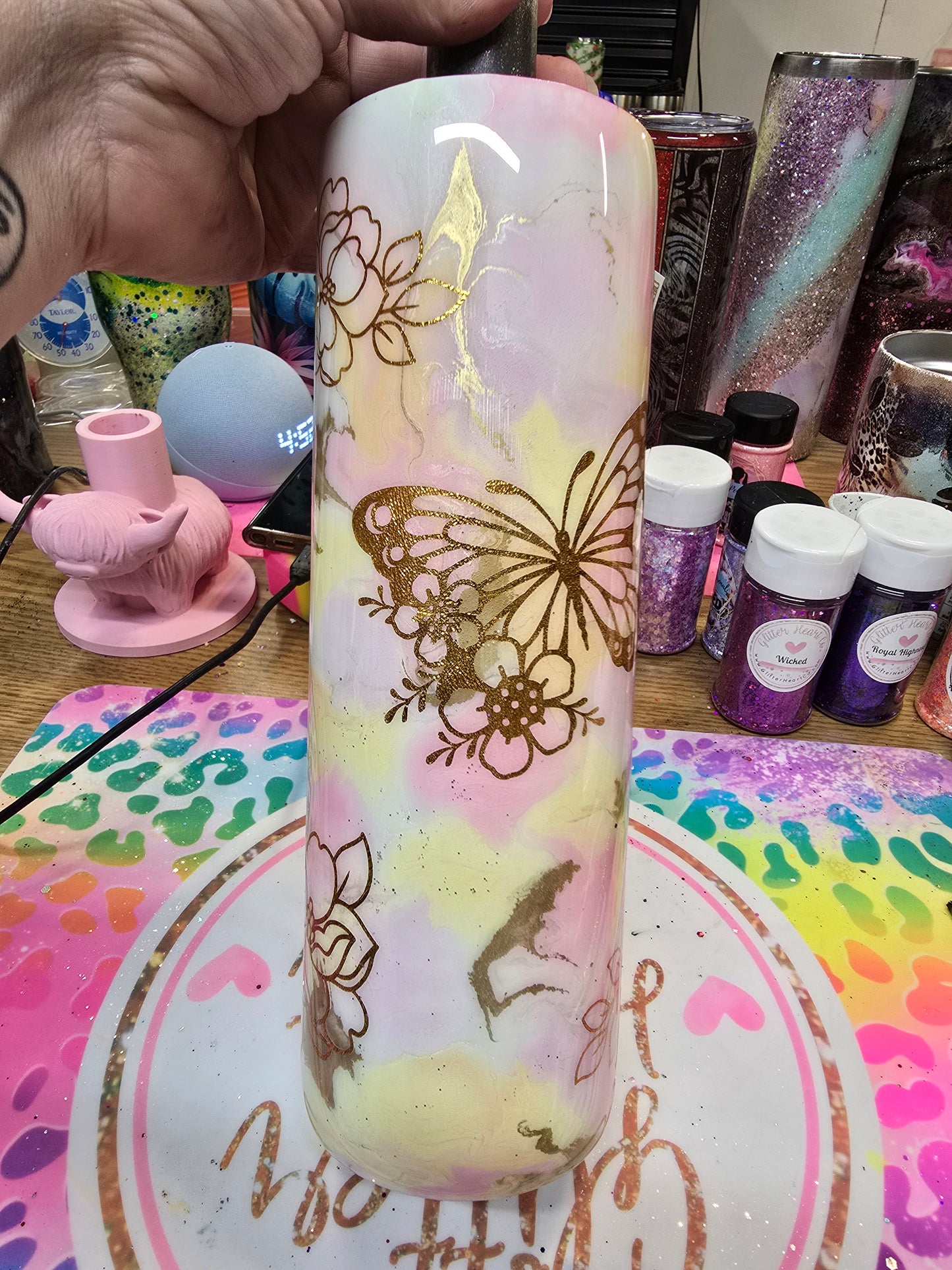 32oz Spring Butterflies
