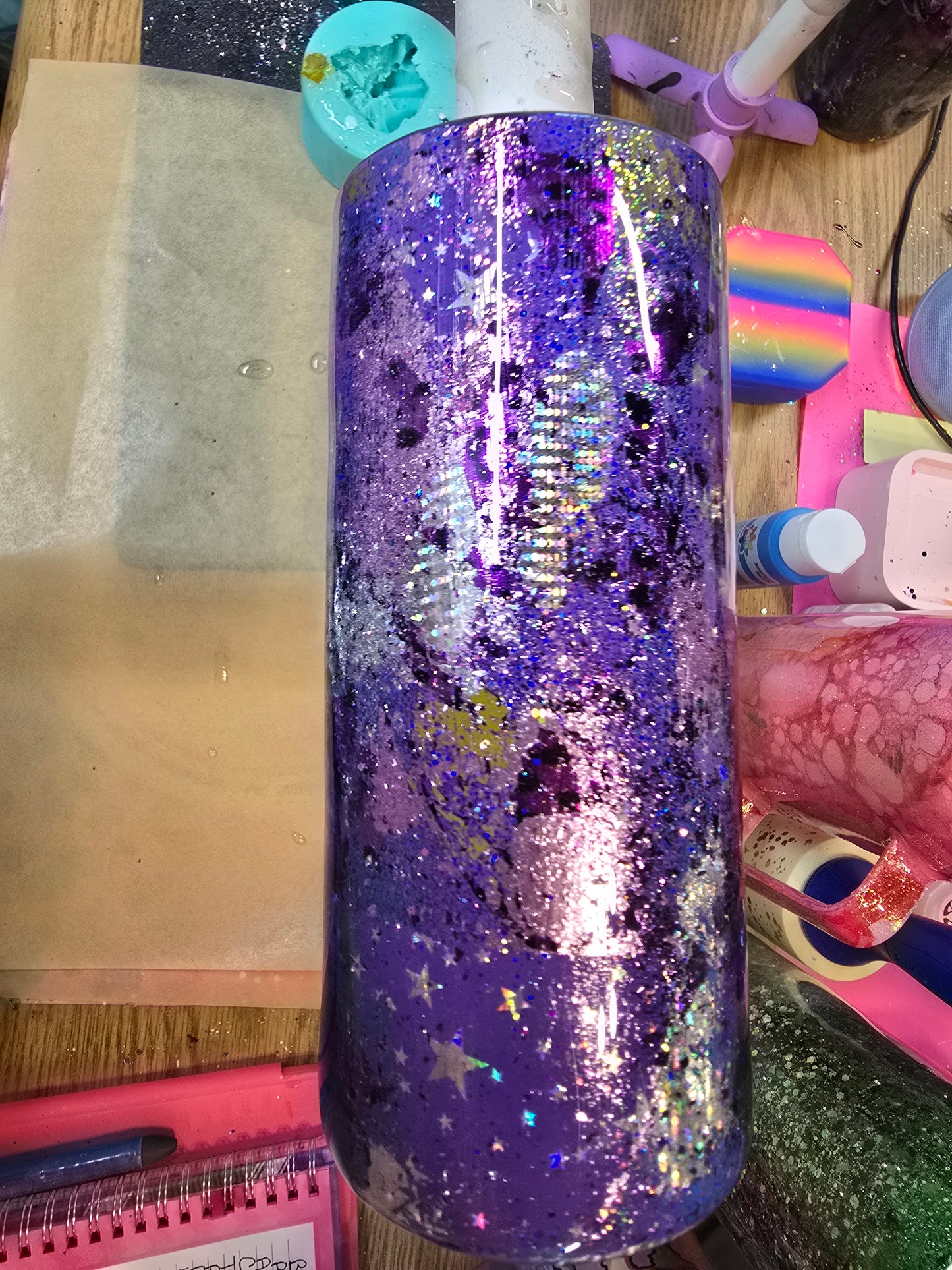 Purple Night Sky Grunge 18oz Duo
