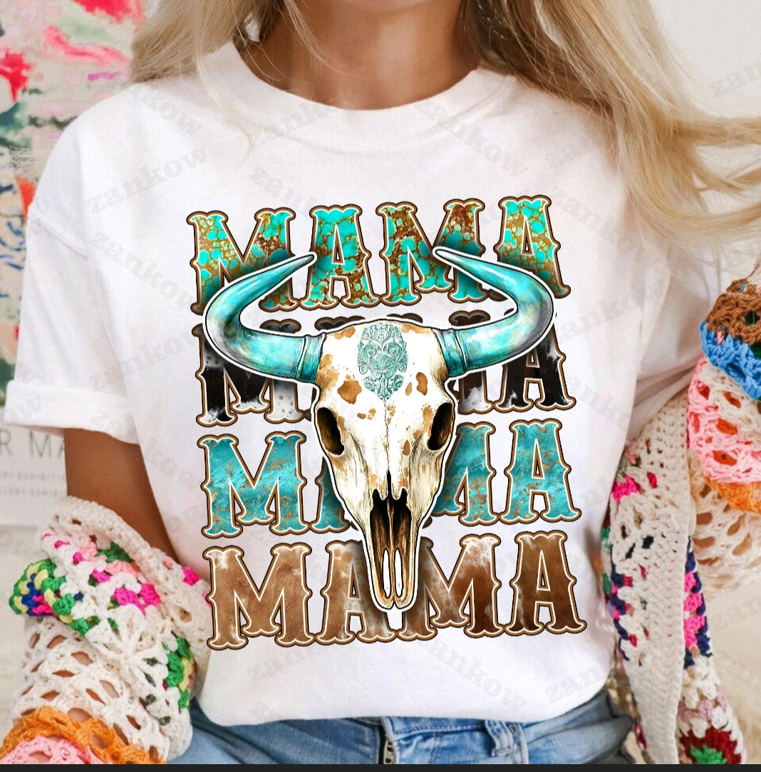 Mama Bull Skull