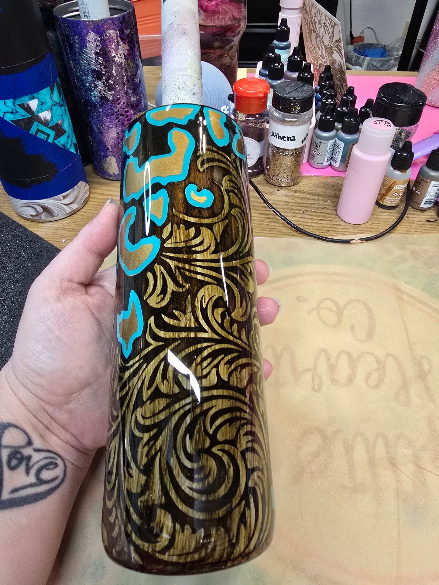 20 oz Western Leopard