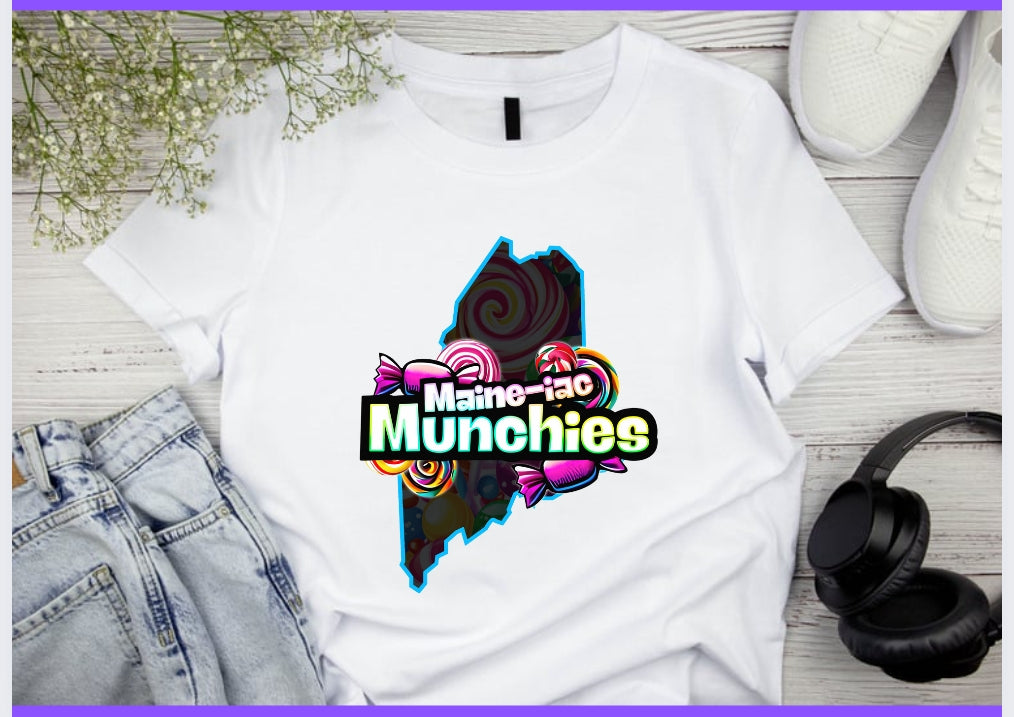 Maine-iac Munchies Logo Tshirt
