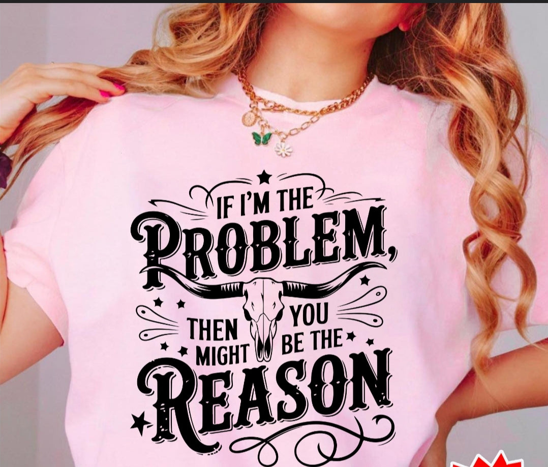If I'm The Problem tshirt