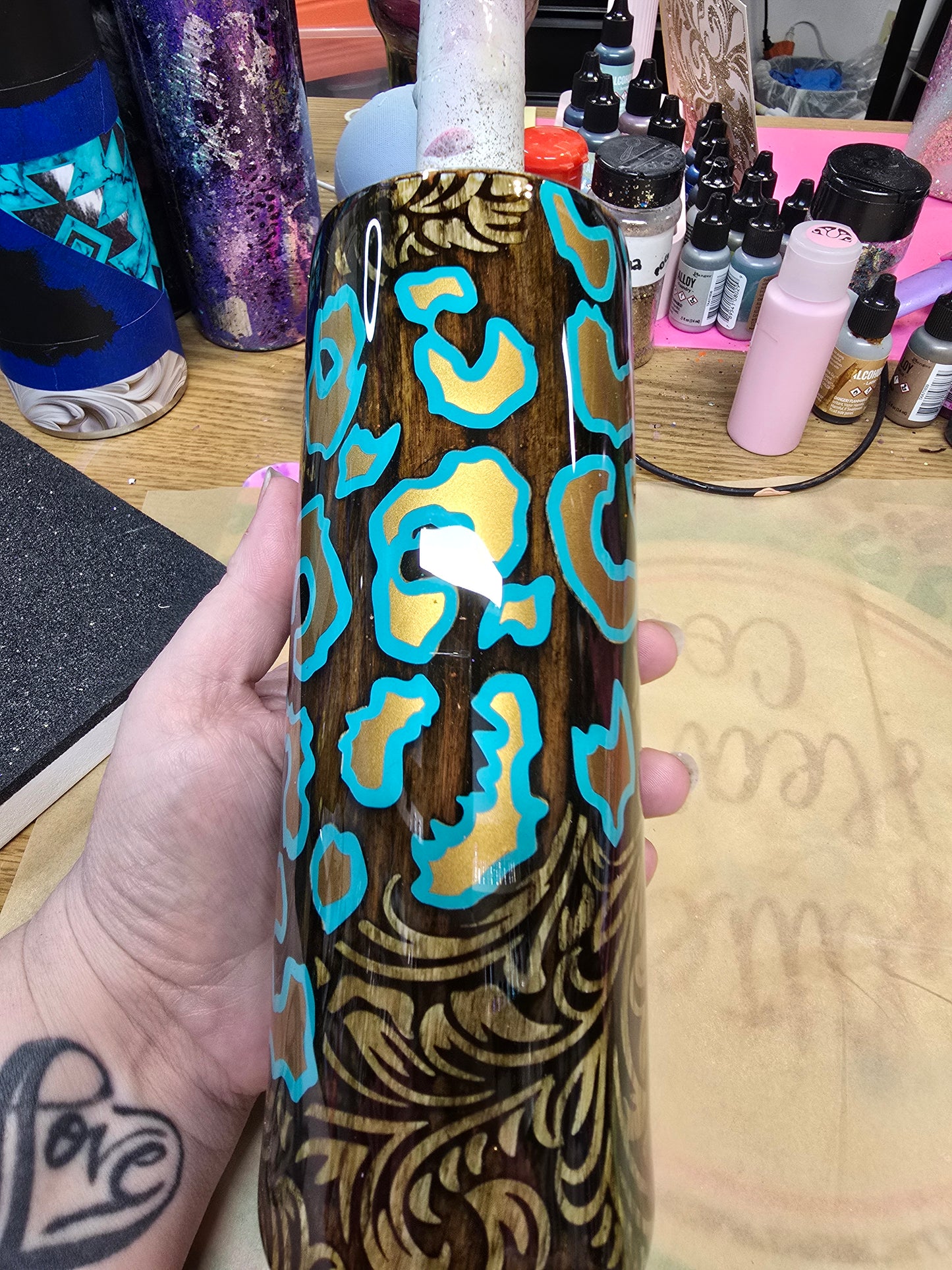 20 oz Western Leopard