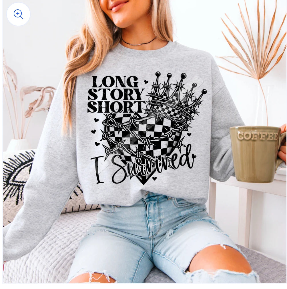 Long Story Short crew sweatshirt
