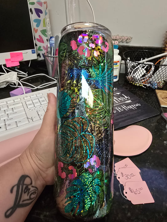 30oz Monstera