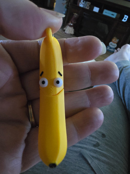 Fidget Banana Keychain